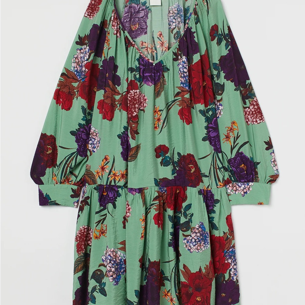 H&M Multicolor Floral Dress